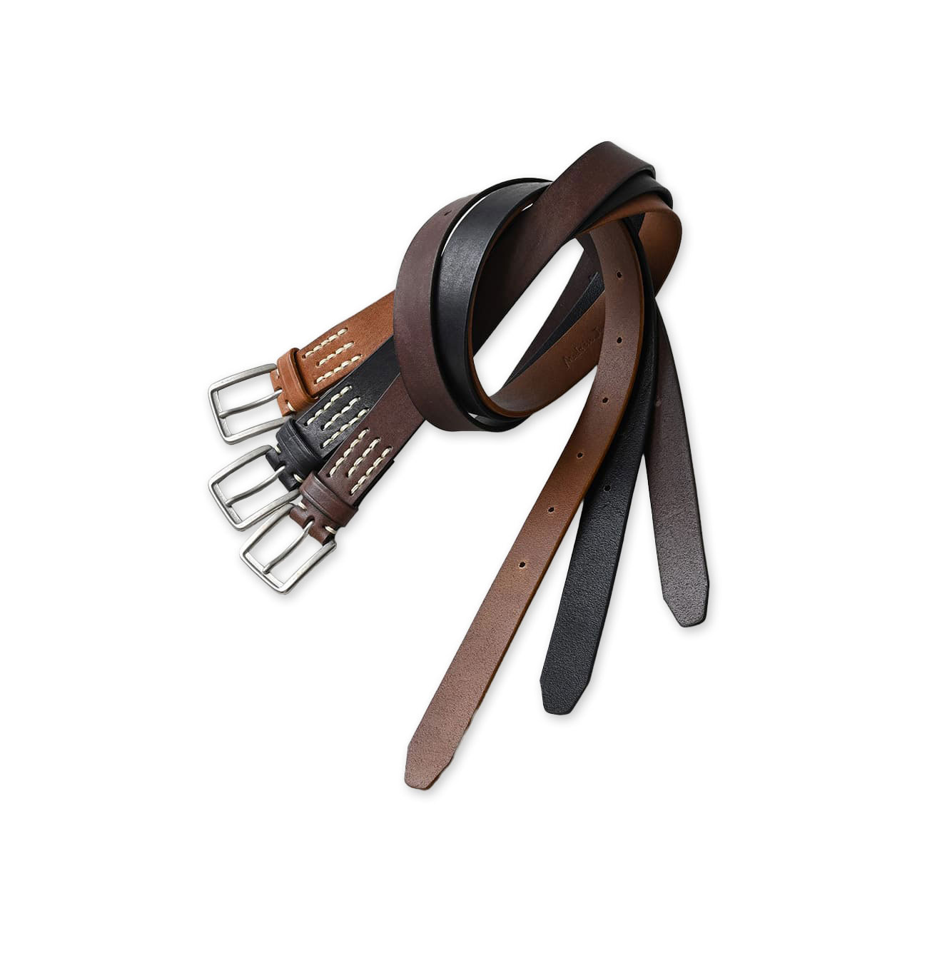 Vintage Leather Belt Narrow