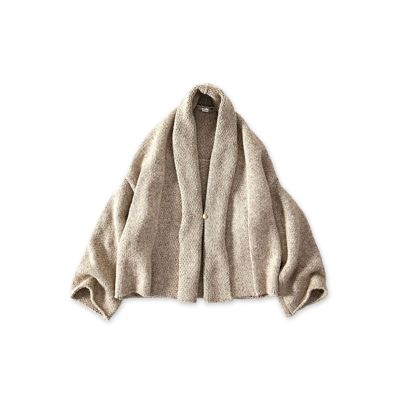 Cashmere Linen Cache-Coeur Natural