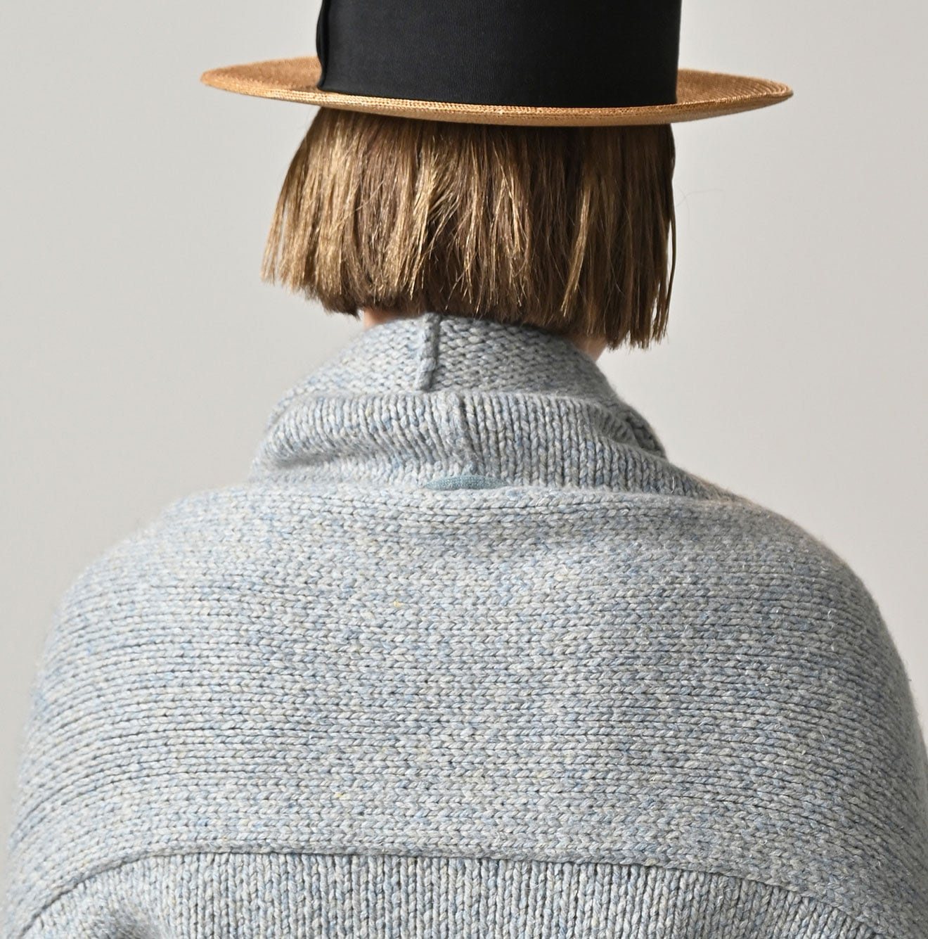 Cashmere Linen Cache-Coeur Detail