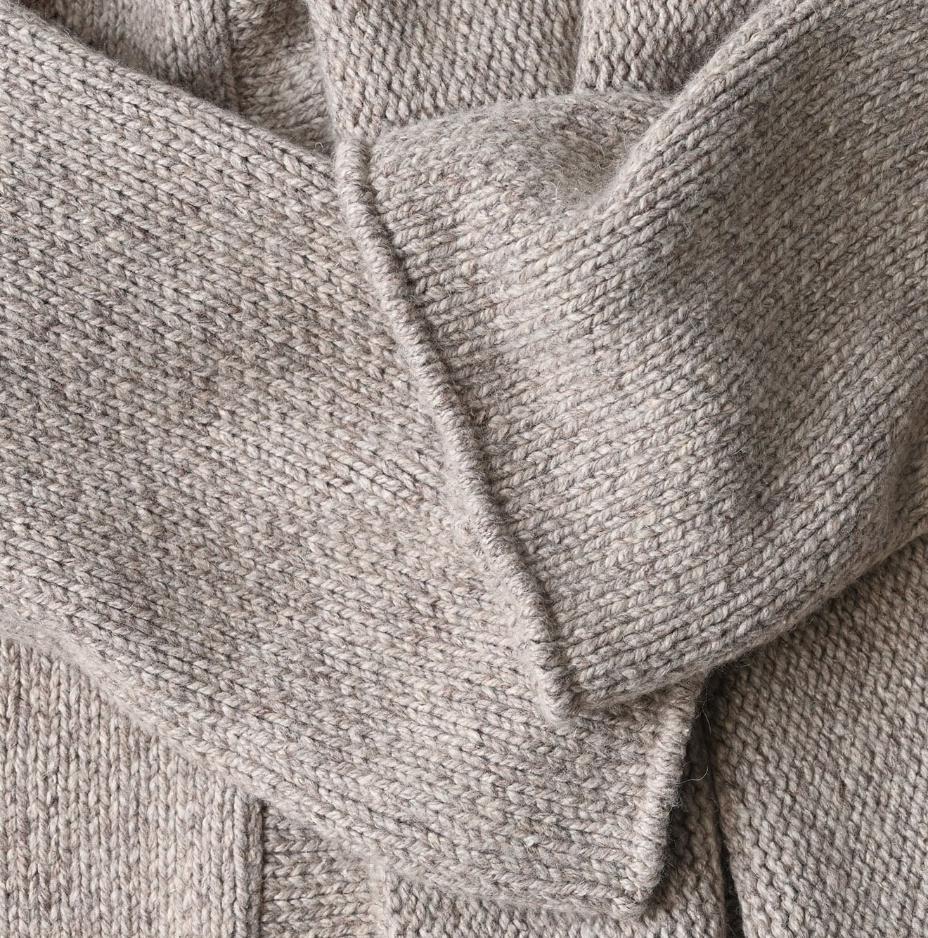 Cashmere Linen Cache-Coeur Detail