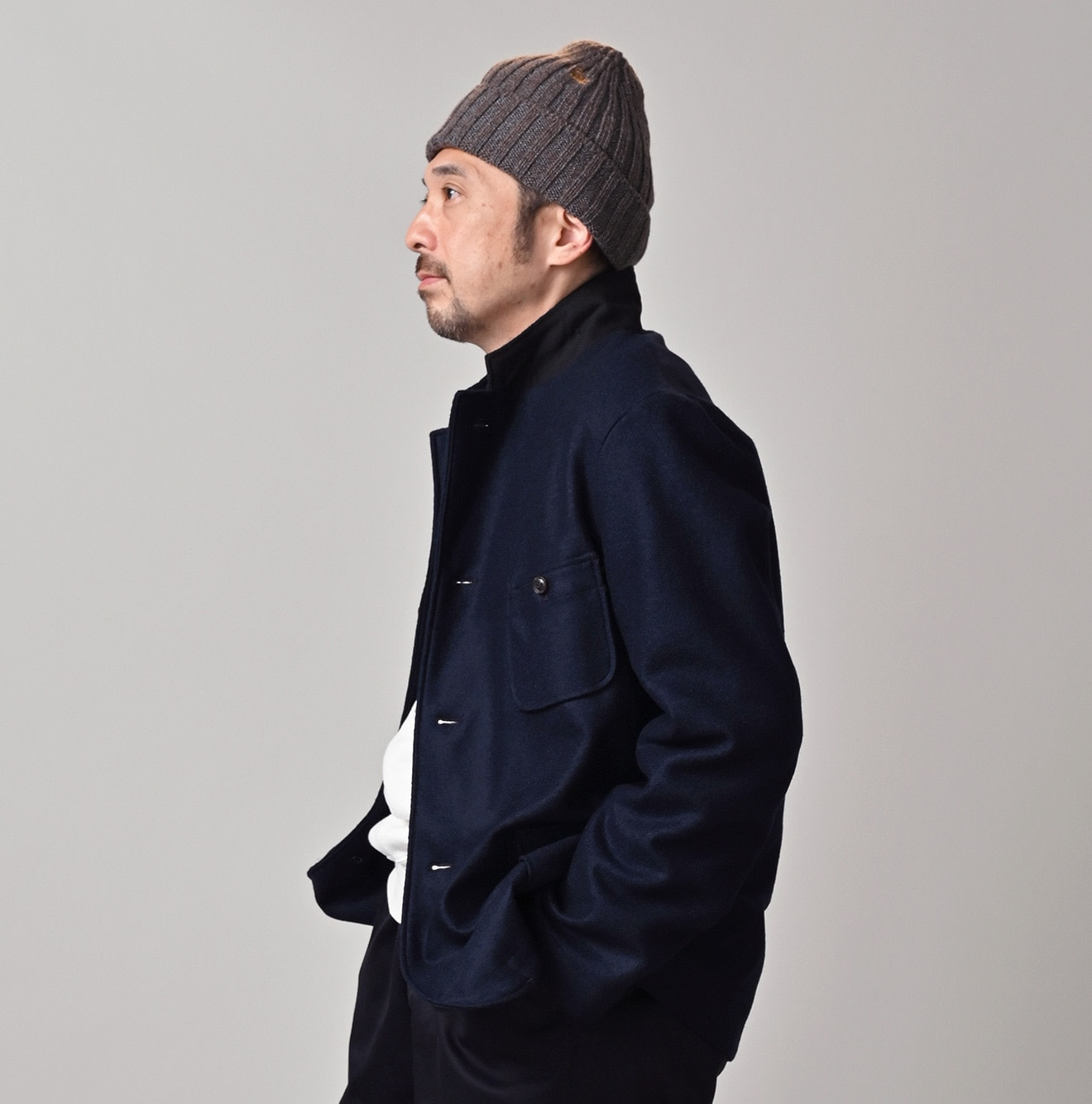 Jersey Flannel 908 Jacket Male Model