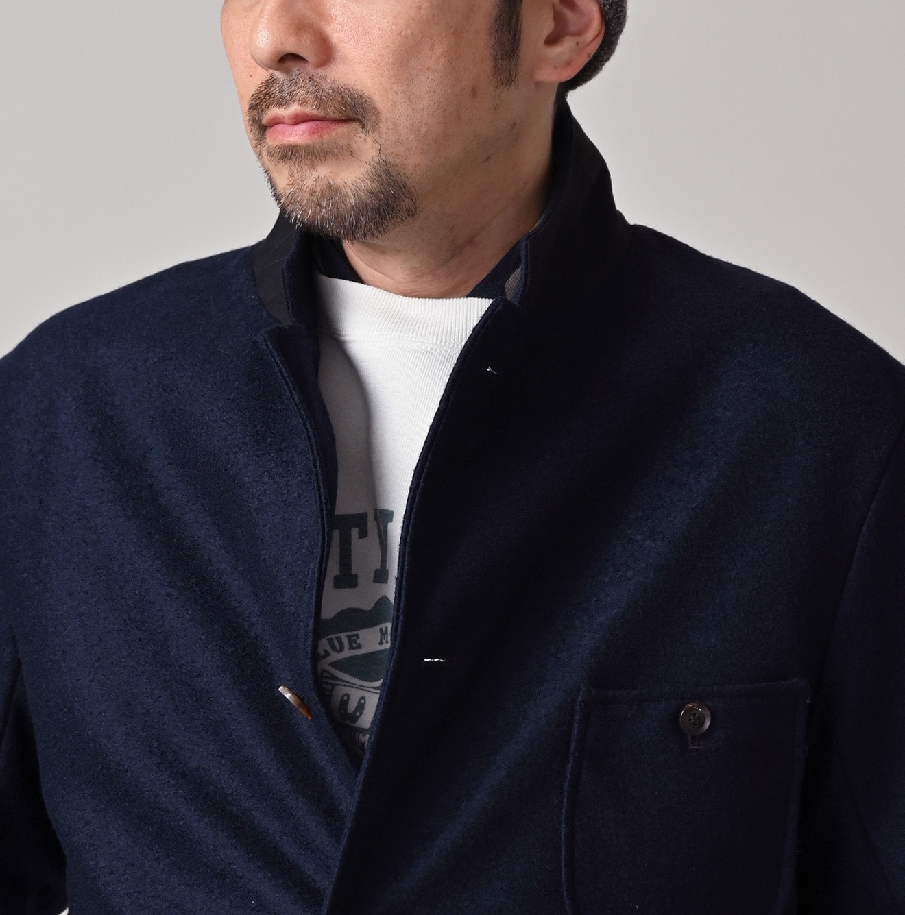 Jersey Flannel 908 Jacket Detail