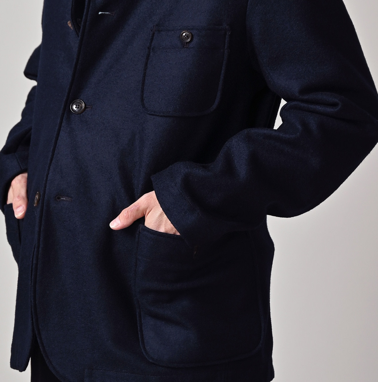 Jersey Flannel 908 Jacket Detail