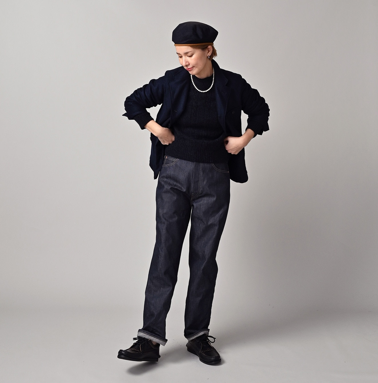 Jersey Flannel 908 Jacket Female Model