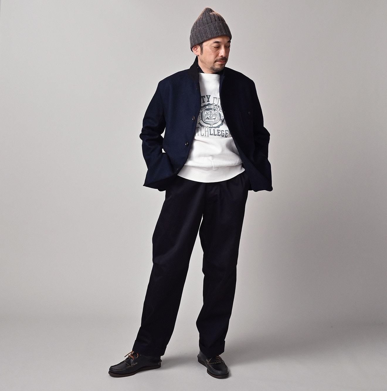 Jersey Flannel 908 Jacket Male Model