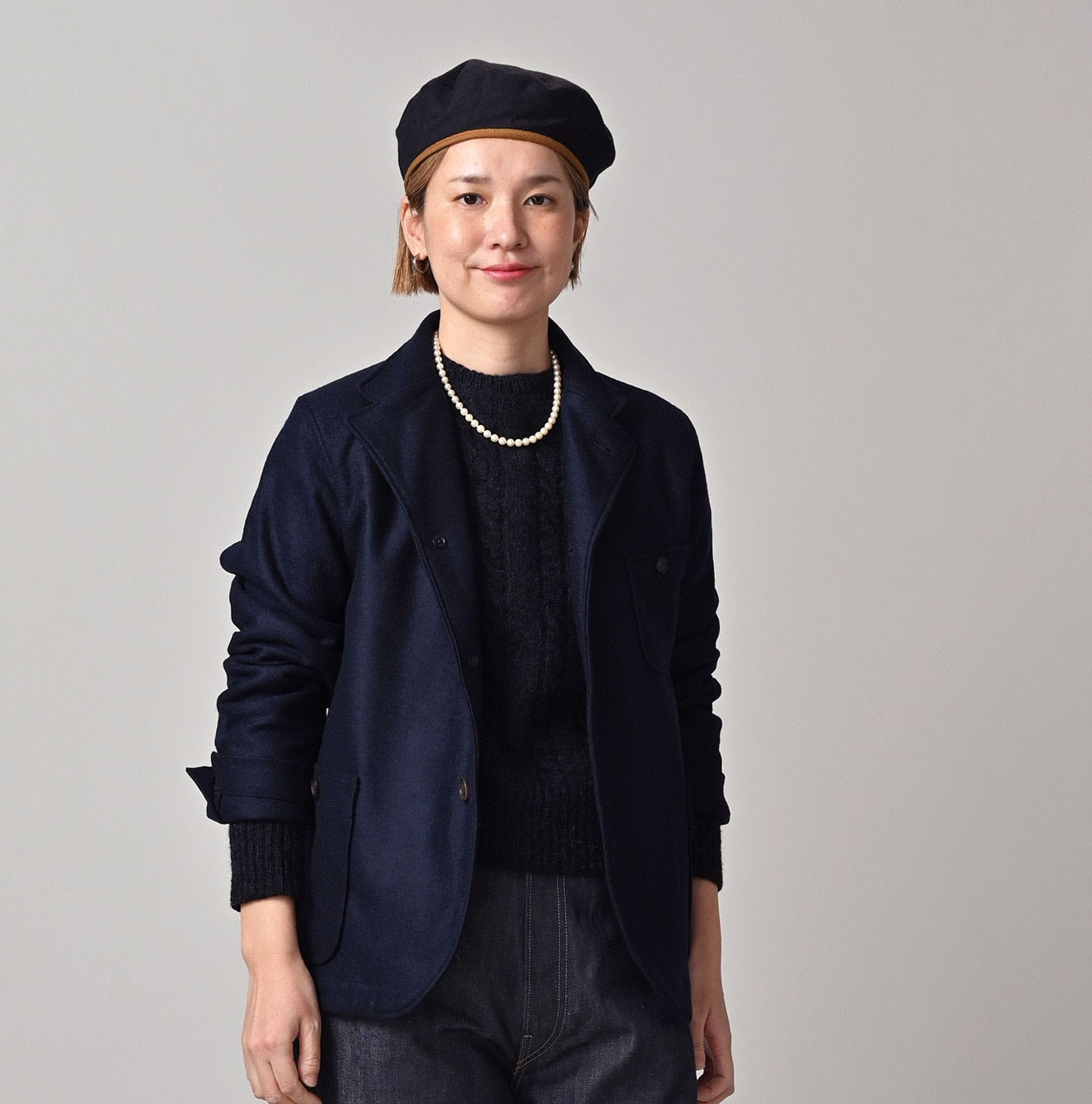 Jersey Flannel 908 Jacket Female Model