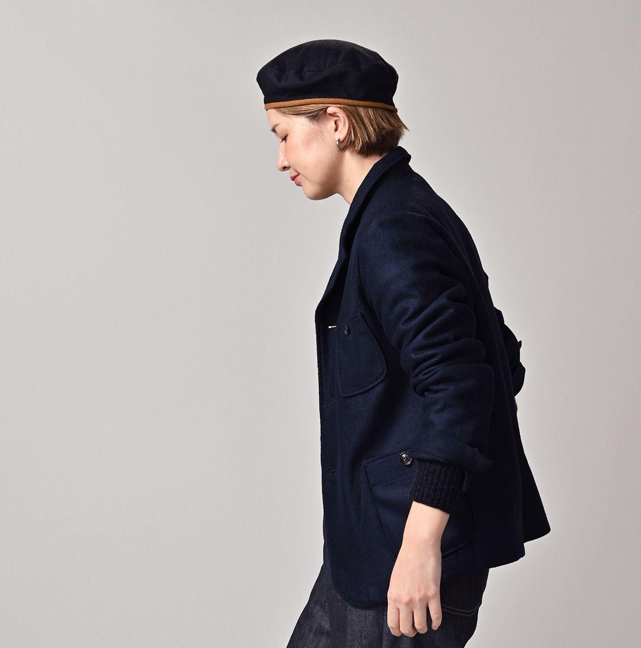 Jersey Flannel 908 Jacket Female Model