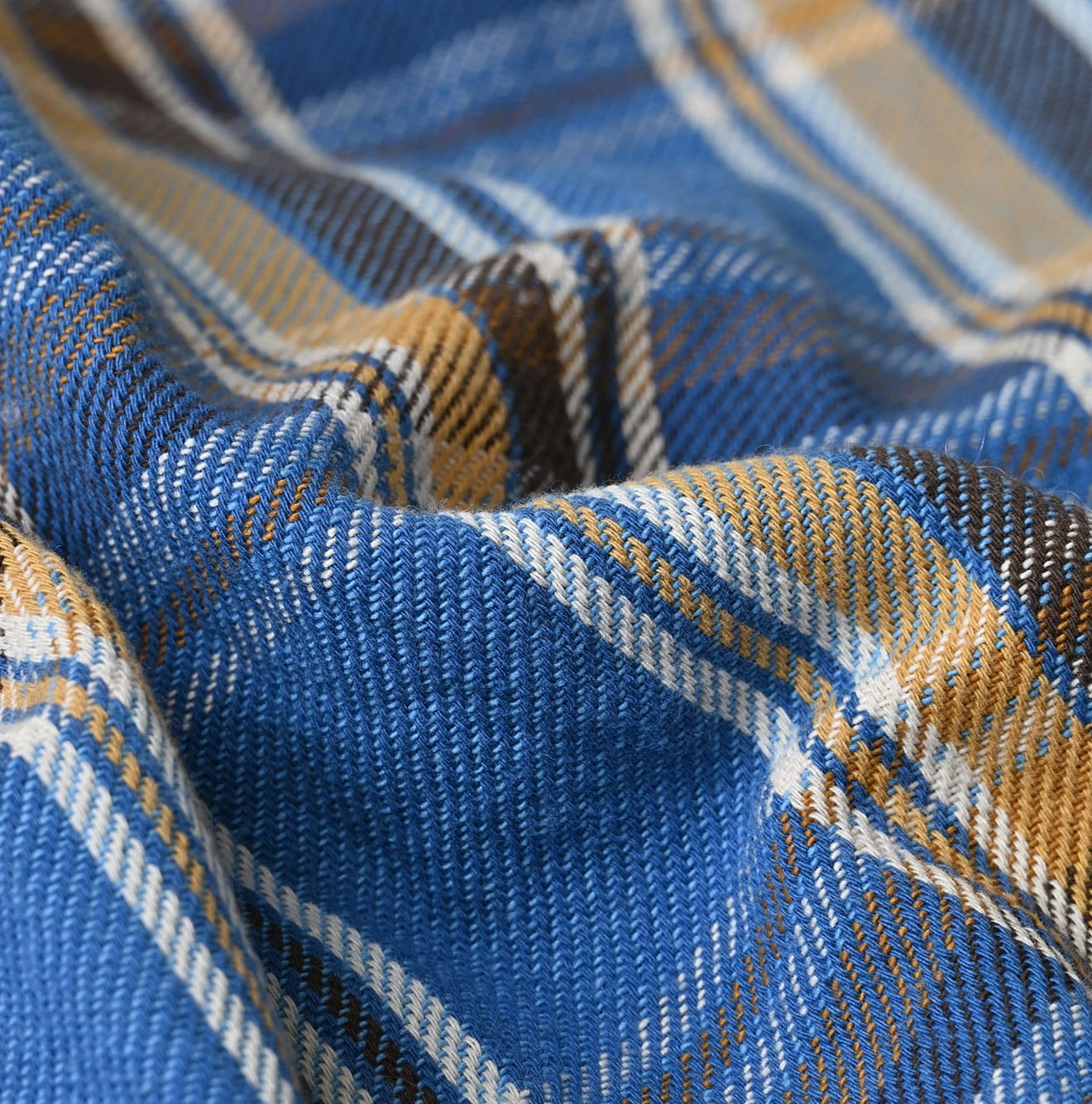 Zakkuri Indian Flannel 908 Duffer Shirt Detail