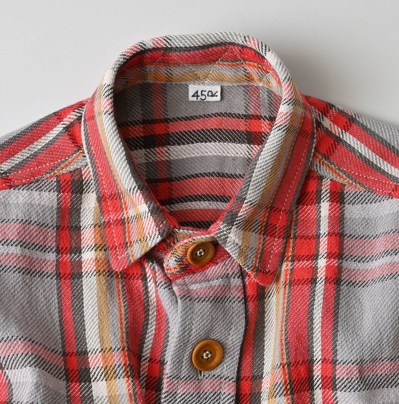 Zakkuri Indian Flannel 908 Over Shirt Detail