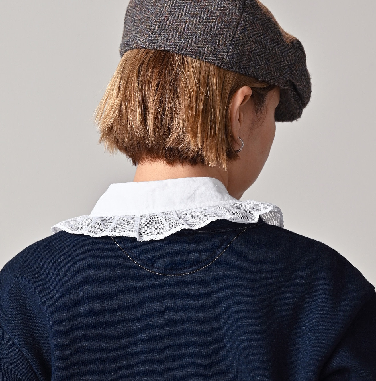 Indigo Urake 908 Henley Detail