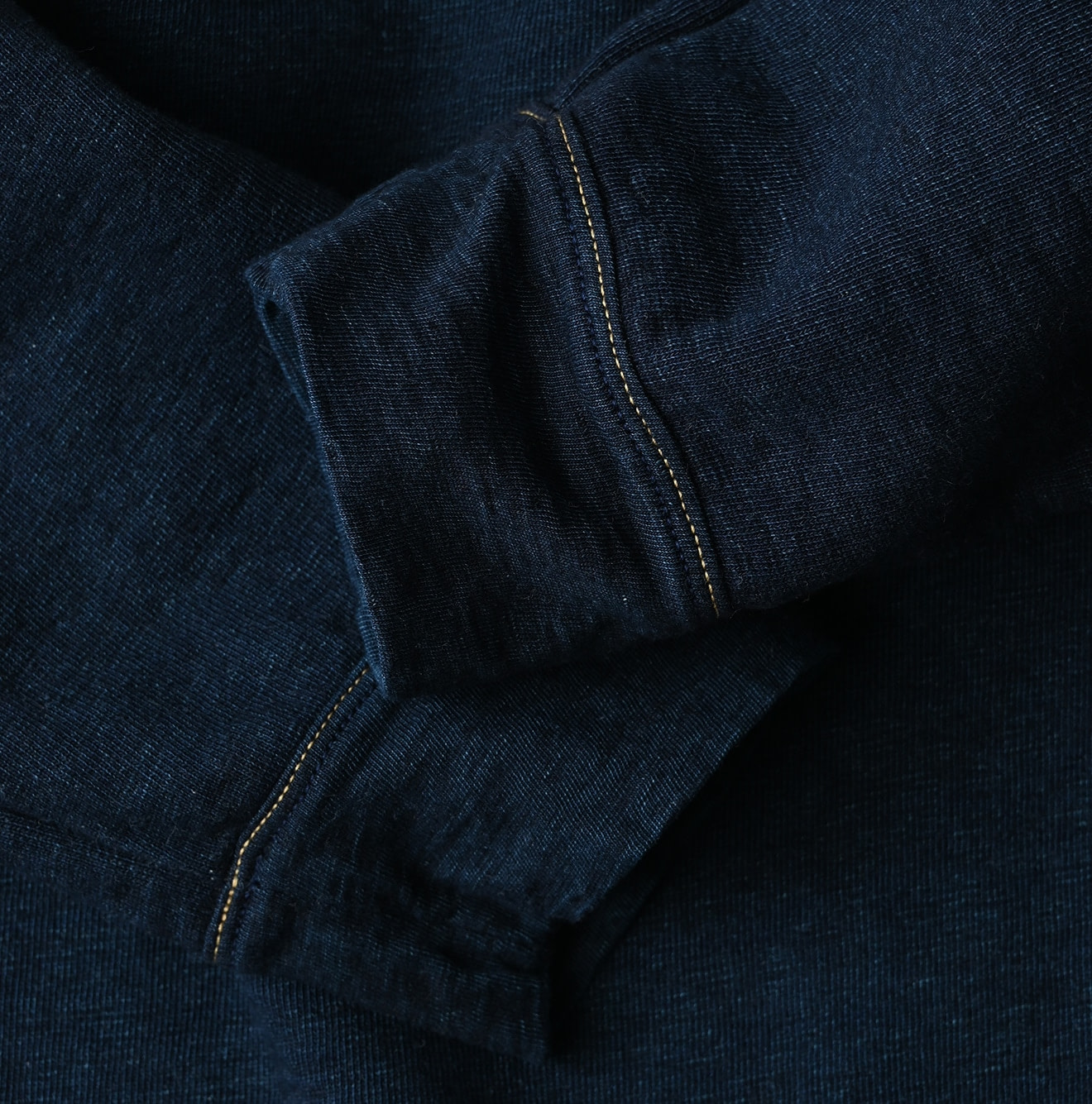 Indigo Urake 908 Henley Detail