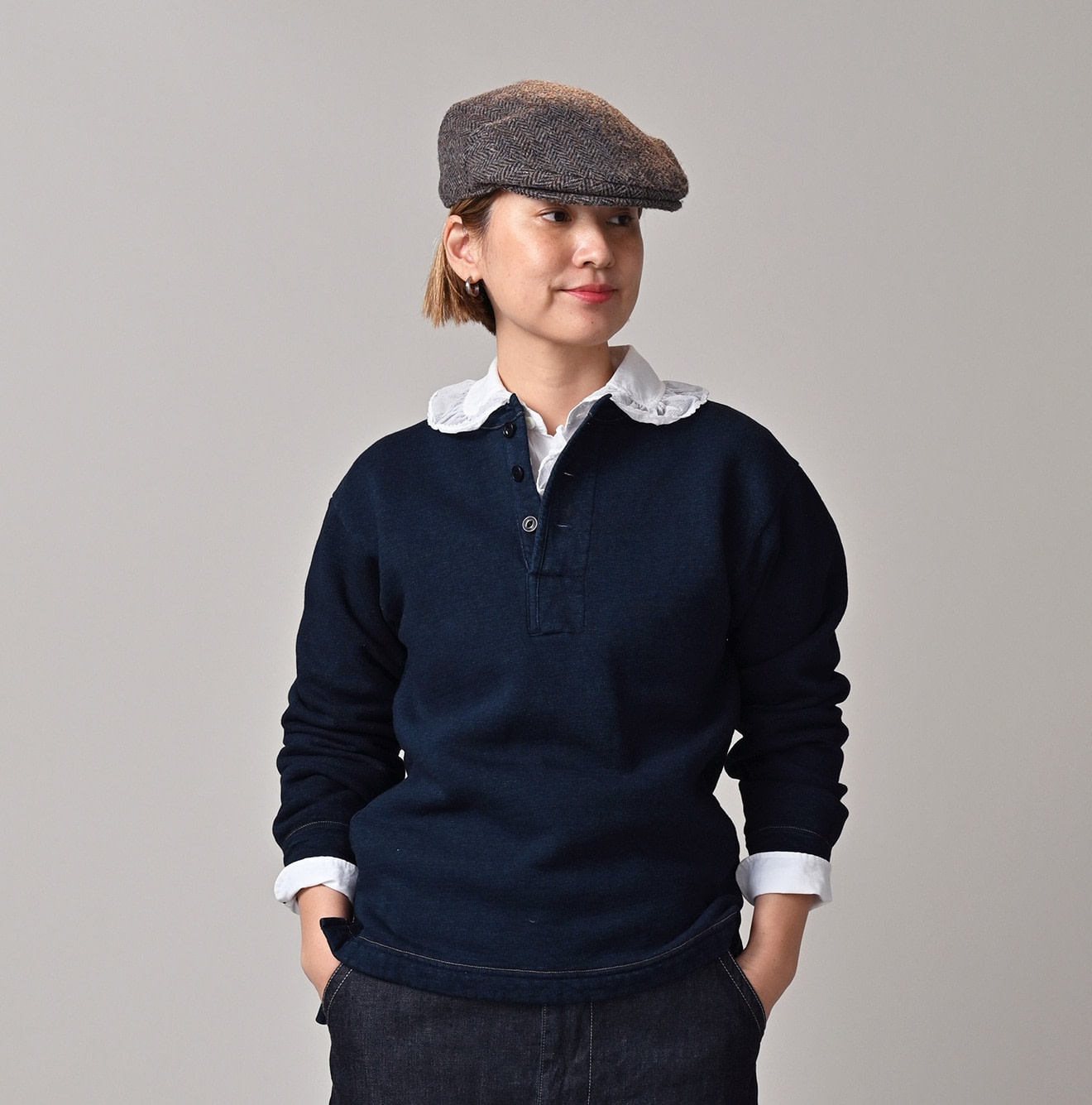 Indigo Urake 908 Henley Female Model
