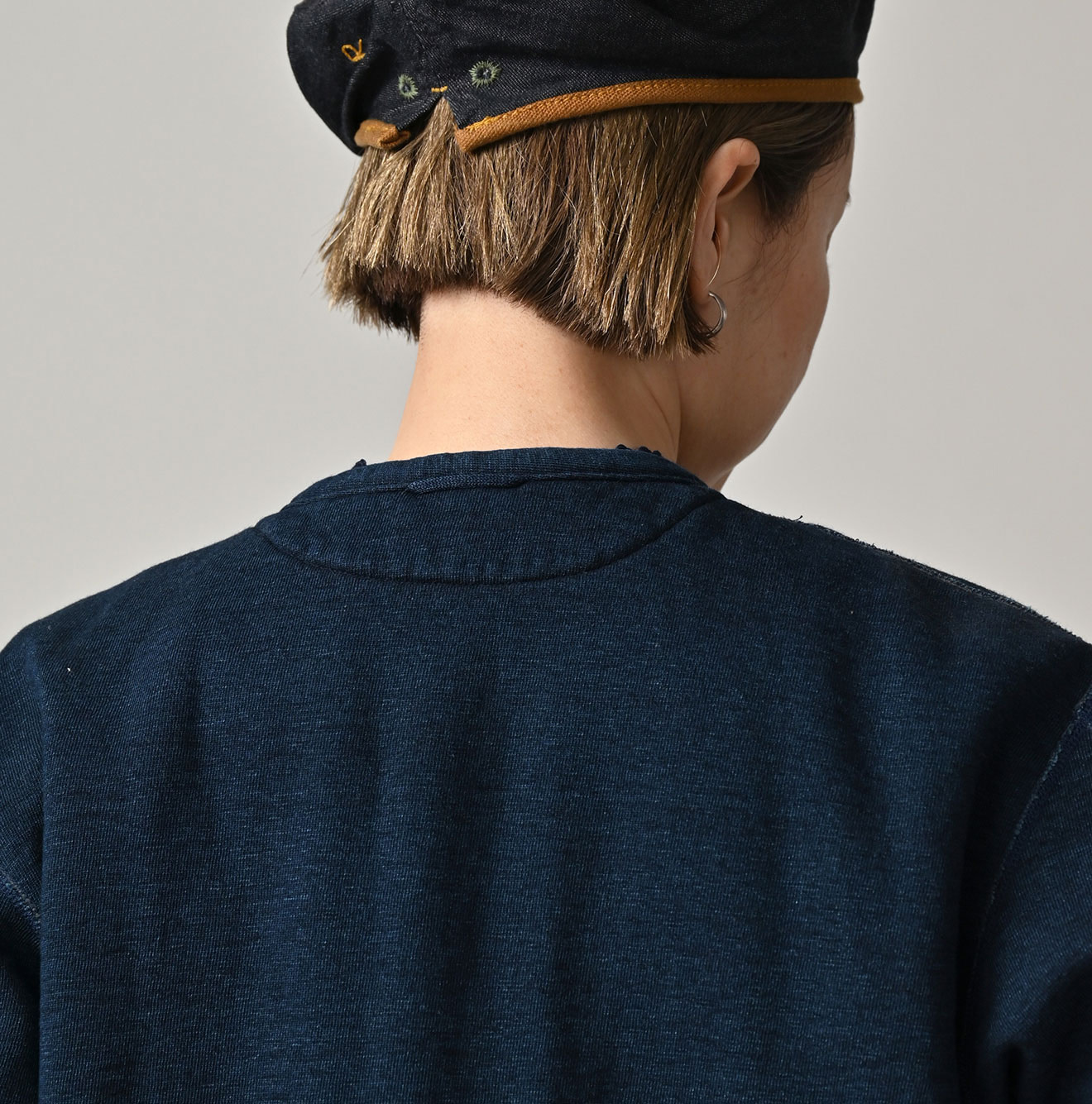 Indigo Heritage Urake 908 Binder Cardigan Detail