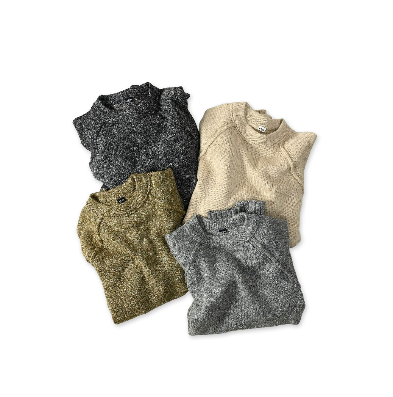 Cashmere Linen Raglan Sleeve Sweatshirt MEN