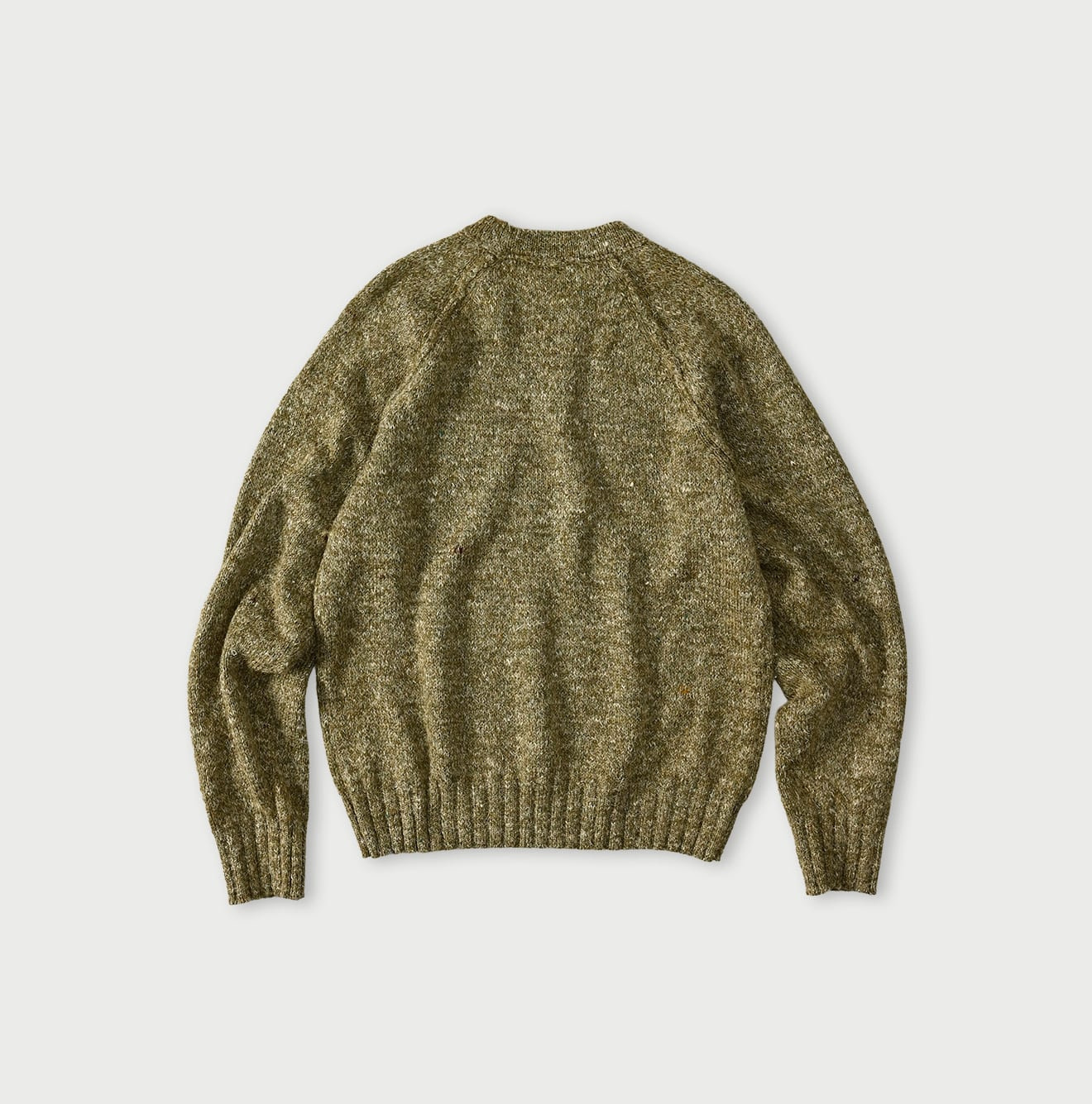 Cashmere Linen Raglan Sleeve Sweatshirt MEN Back