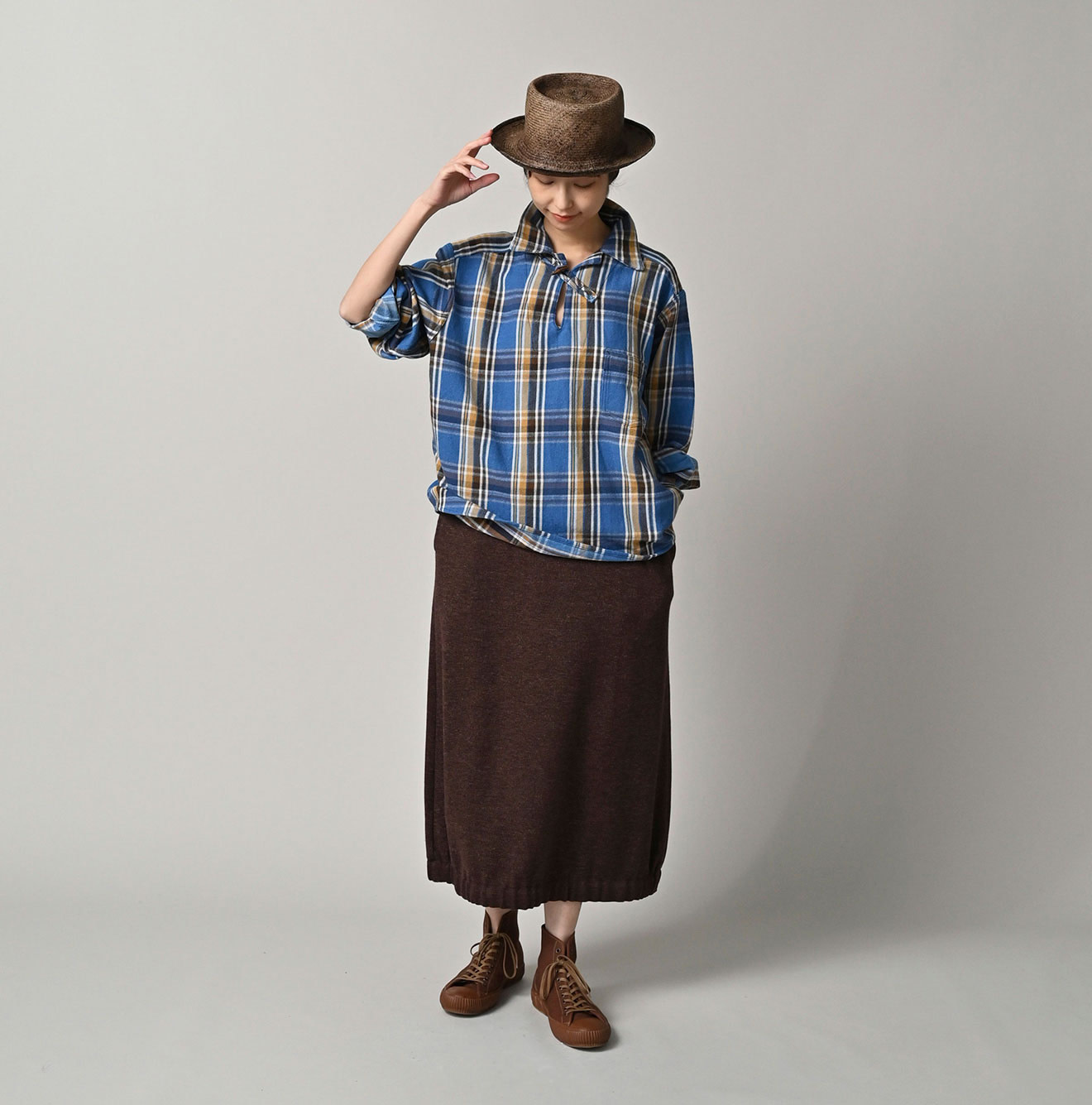 Smooth Skirt Female Model