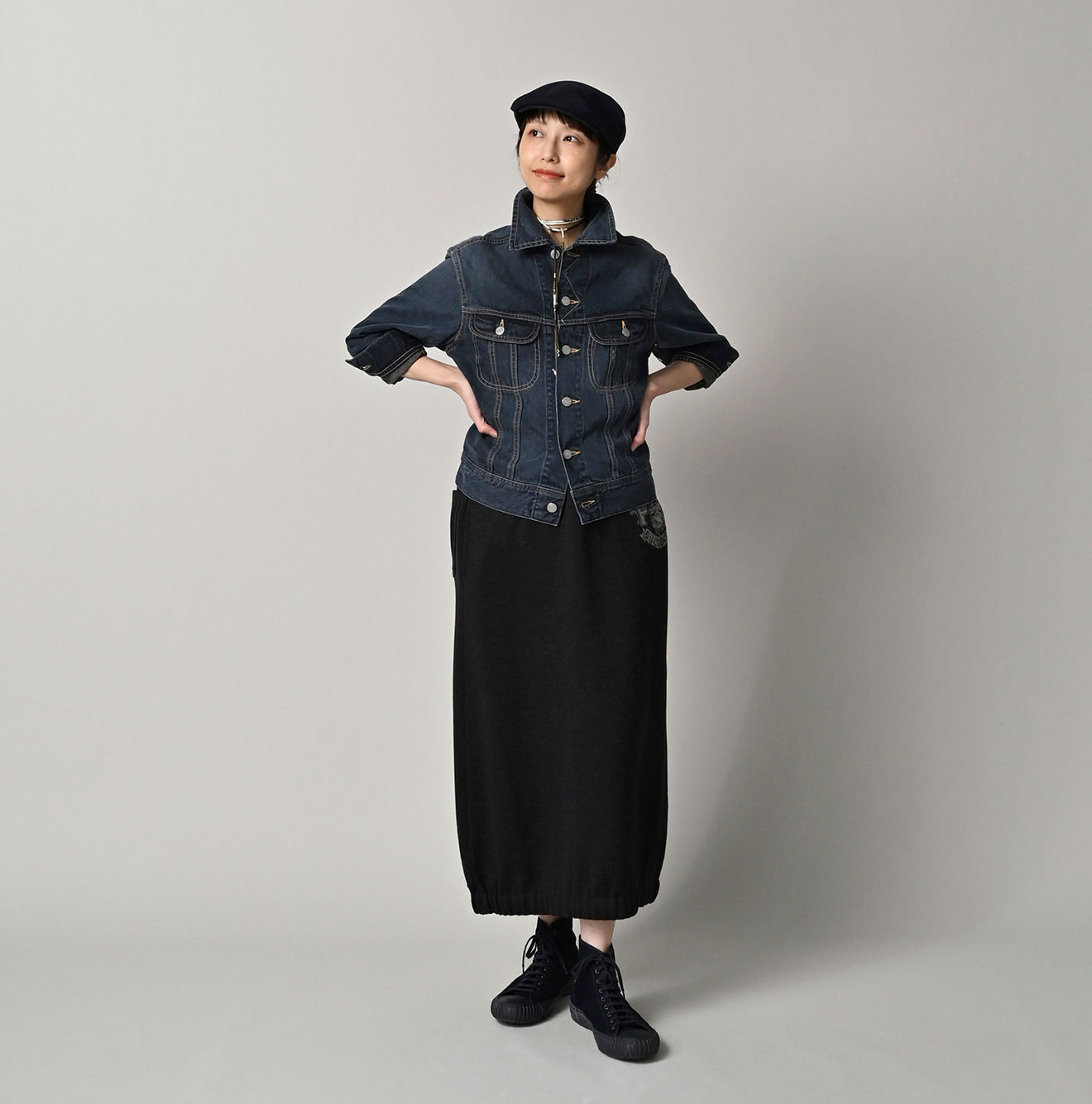 Smooth Skirt Female Model