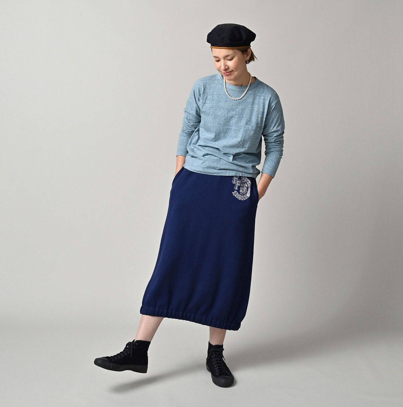 Smooth Skirt Female Model