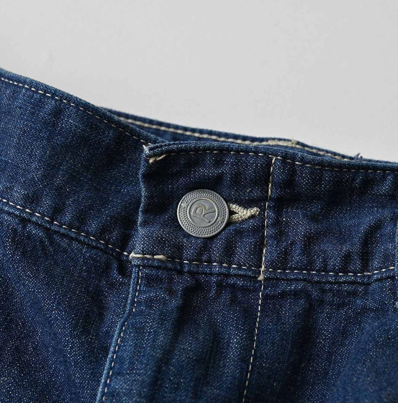 Work Indigo Painter Skirt Zyu Detail