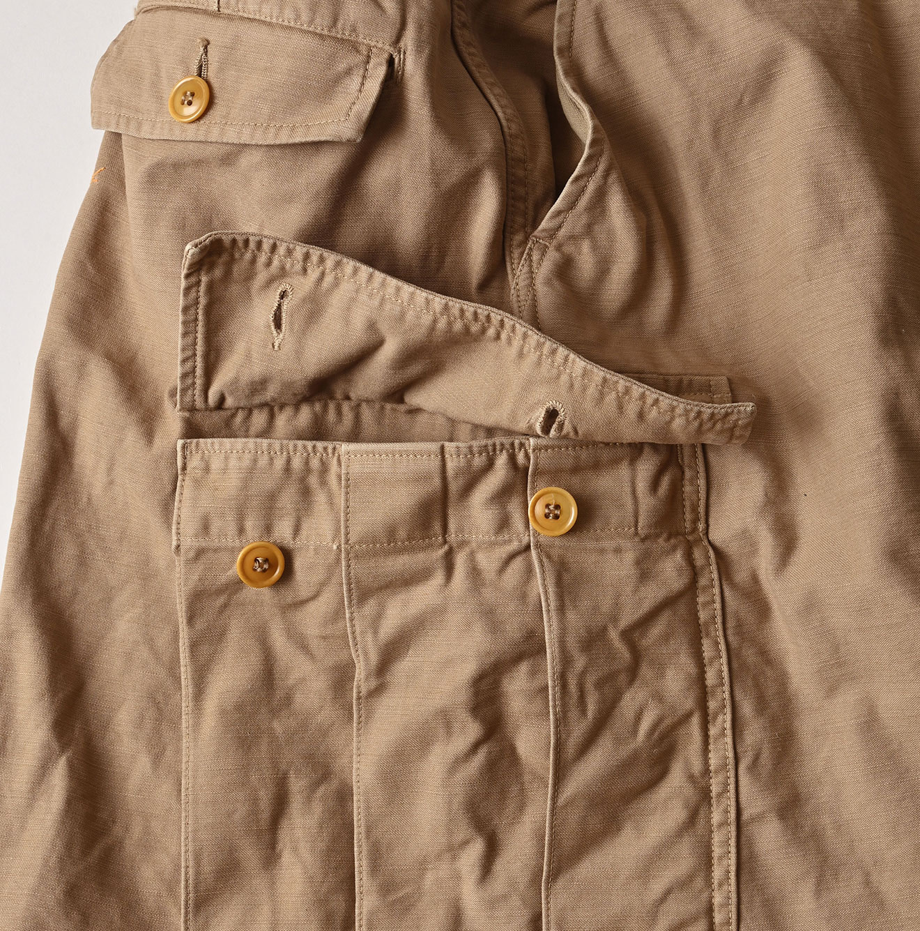 Back Satin Cargo Skirt Detail