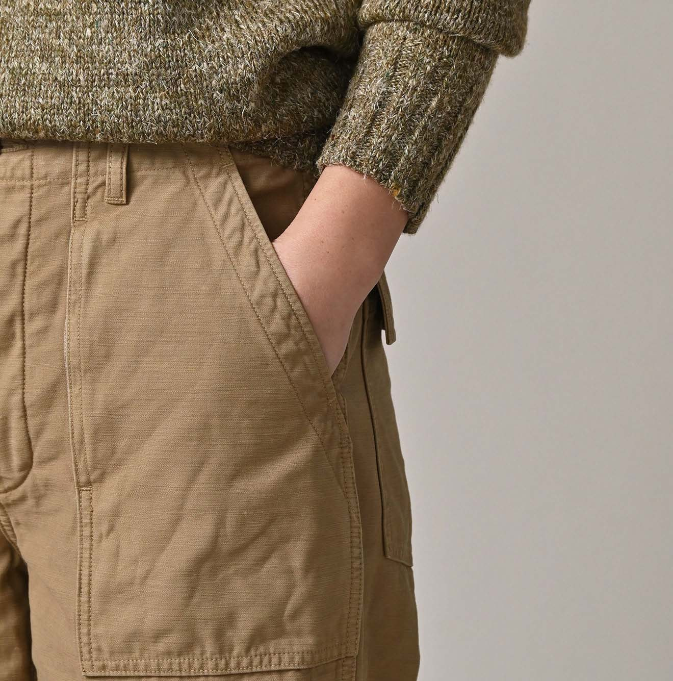 Back Satin 908 Baker Pants Detail