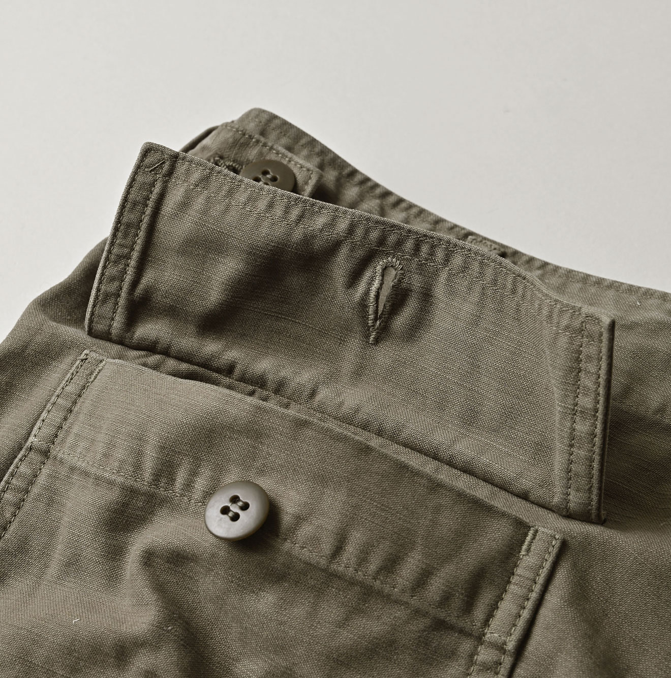 Back Satin 908 Baker Pants Detail