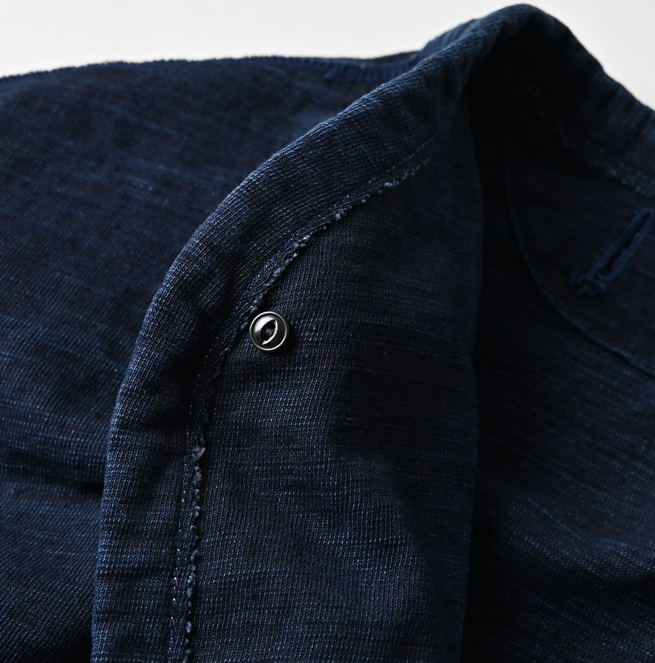 Indigo Dekoboko Tenjiku 908 Binder Cardigan Detail