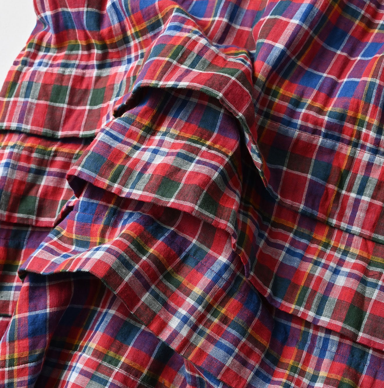 Gauze Double Woven Frill Collar Dress Detail