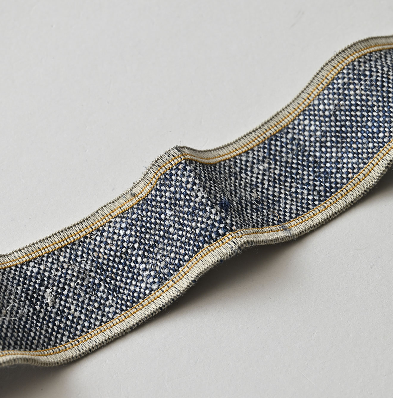 Cotton Linen Tweed 1908 Tie Detail