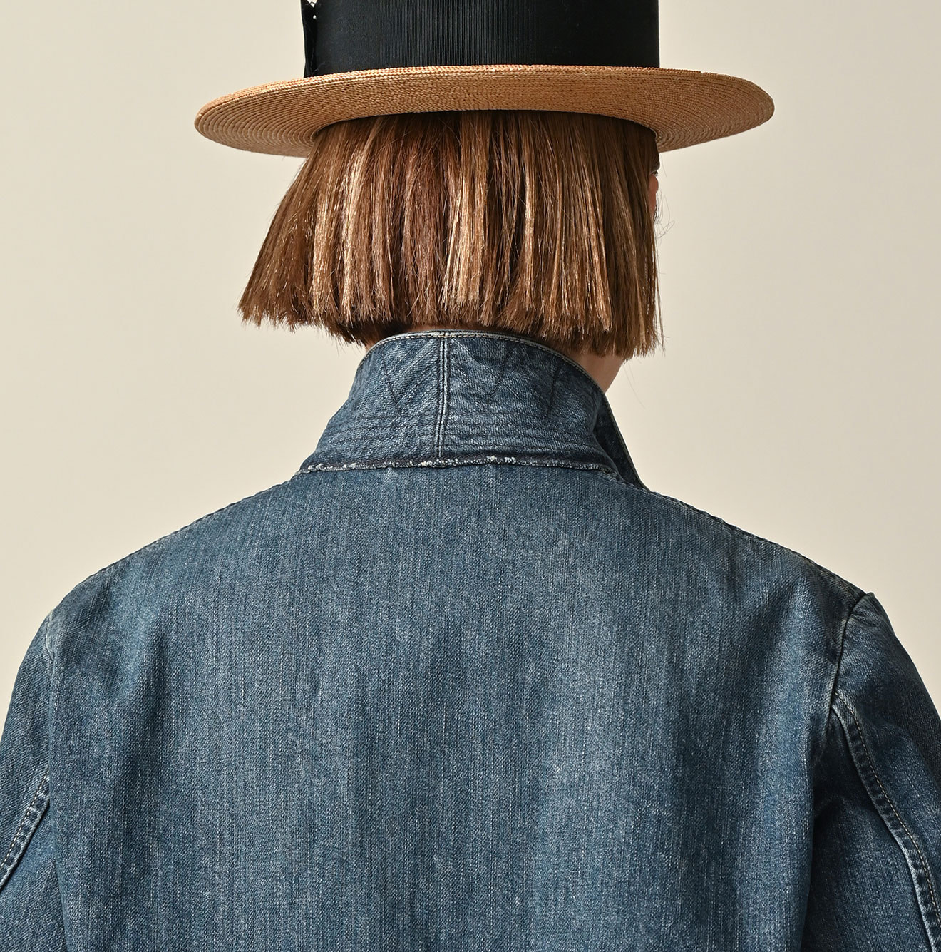 Rye Mugi Denim 908 Jacquarde Distressed Detail