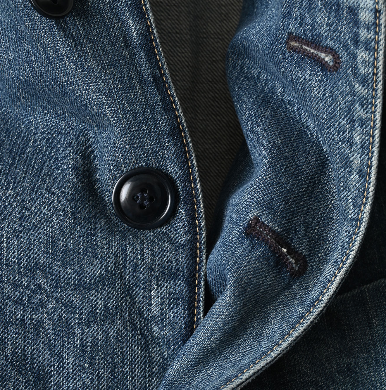 Rye Mugi Denim 908 Jacquarde Distressed Detail