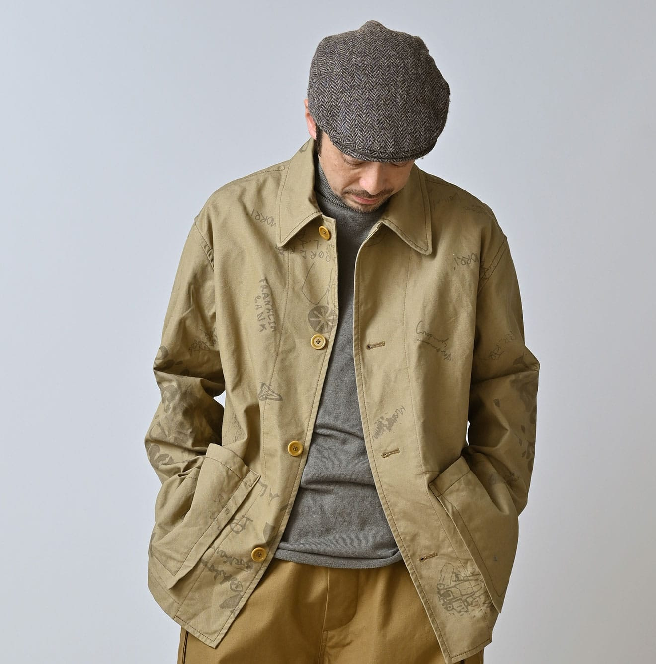 Duck Doodle Print 908 Cover All Male Model