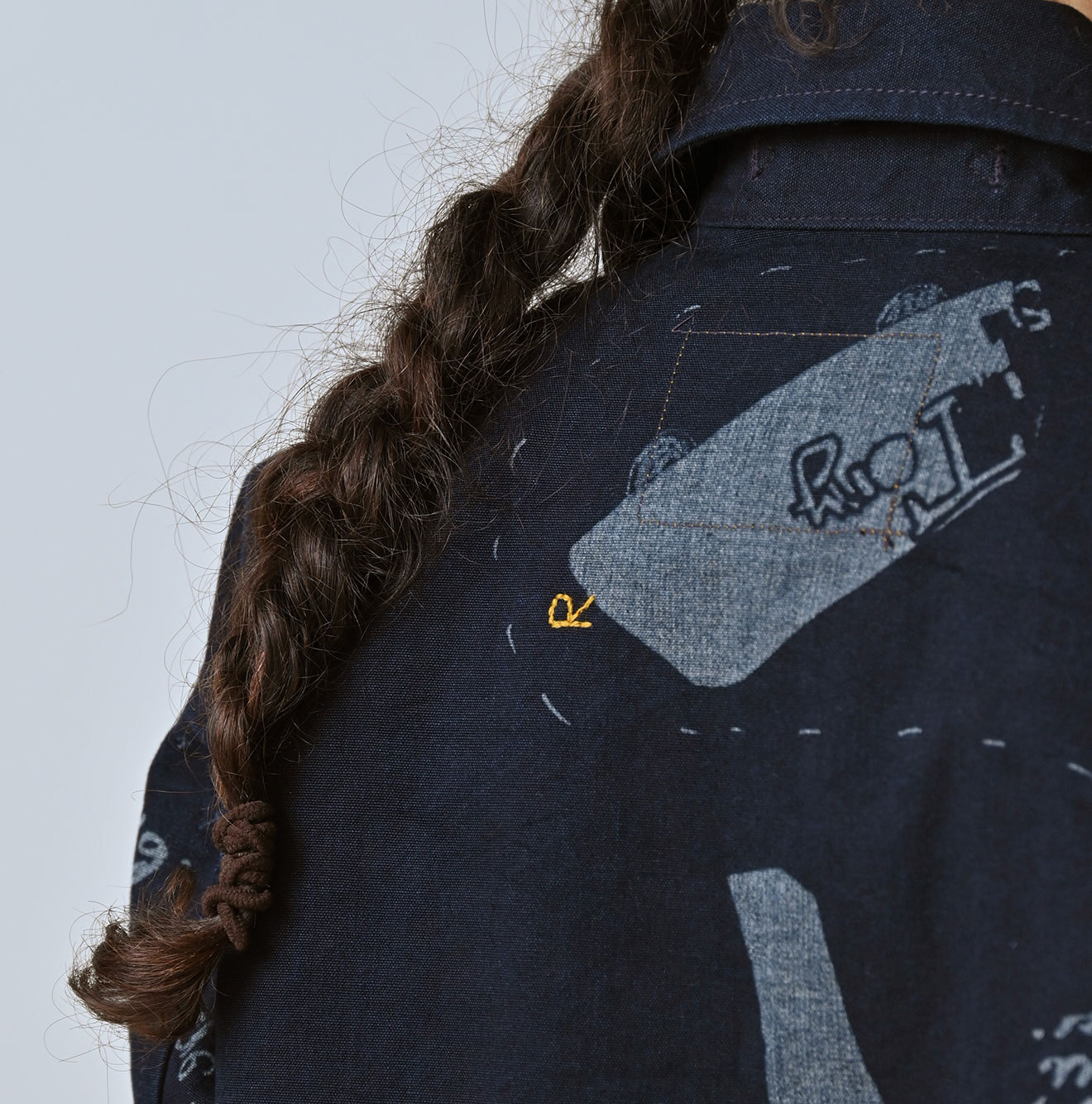 Indigo Duck Doodle Print 908 Cover All Detail