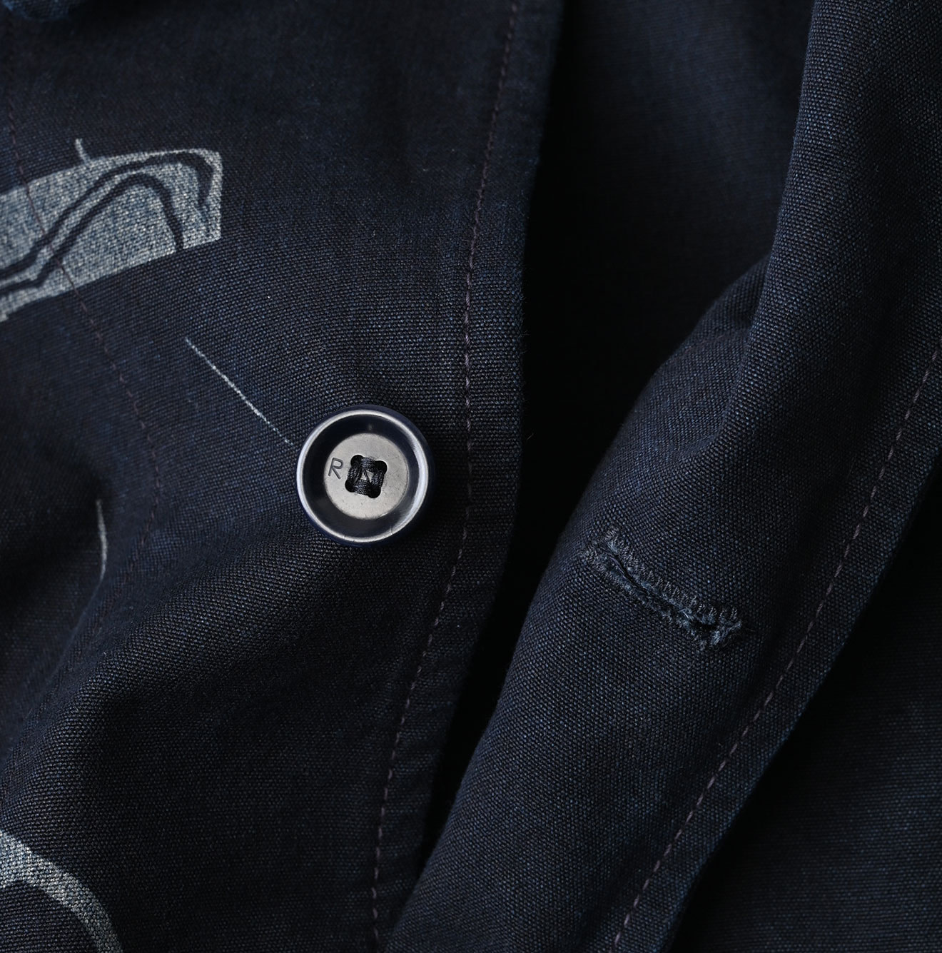 Indigo Duck Doodle Print 908 Cover All Detail