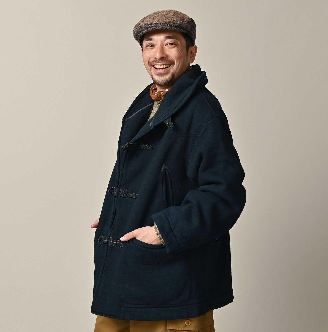 Hokkaido Hon Urake 908 Coat Male Model