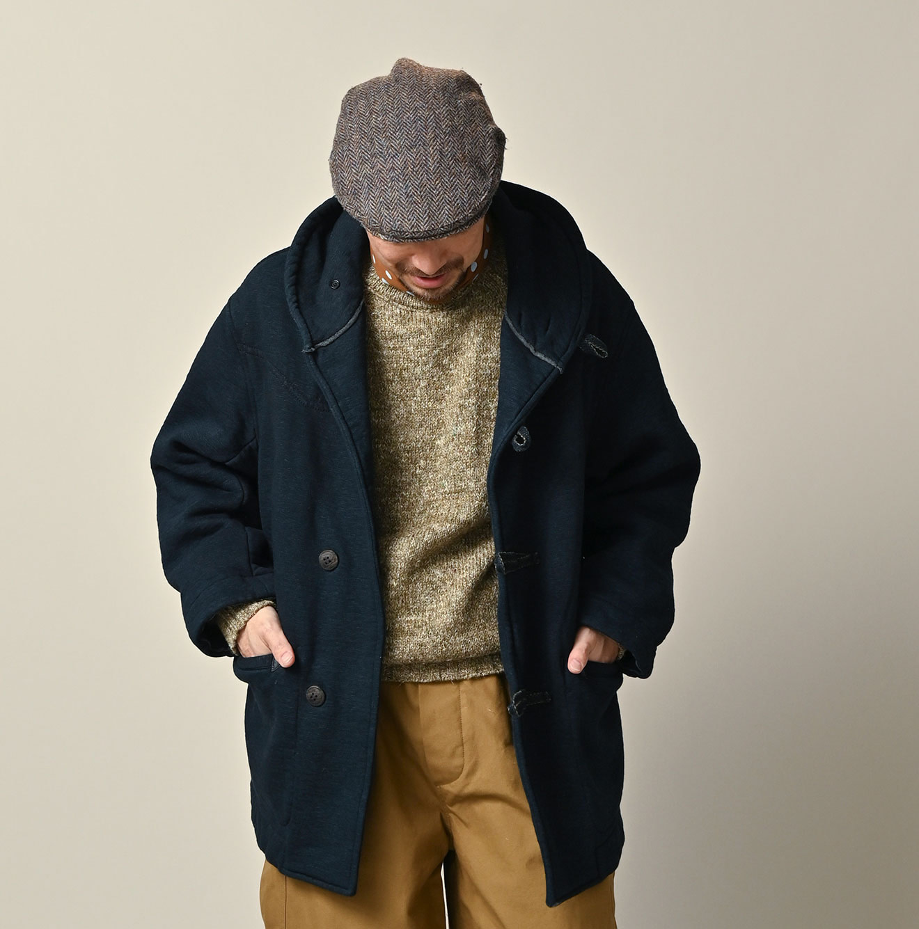 Hokkaido Hon Urake 908 Coat Male Model