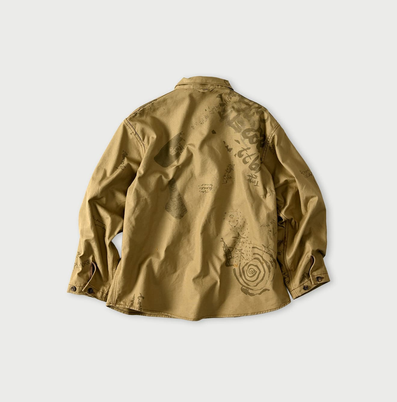 Duck Doodle Print 908 Duffer Shirt Back