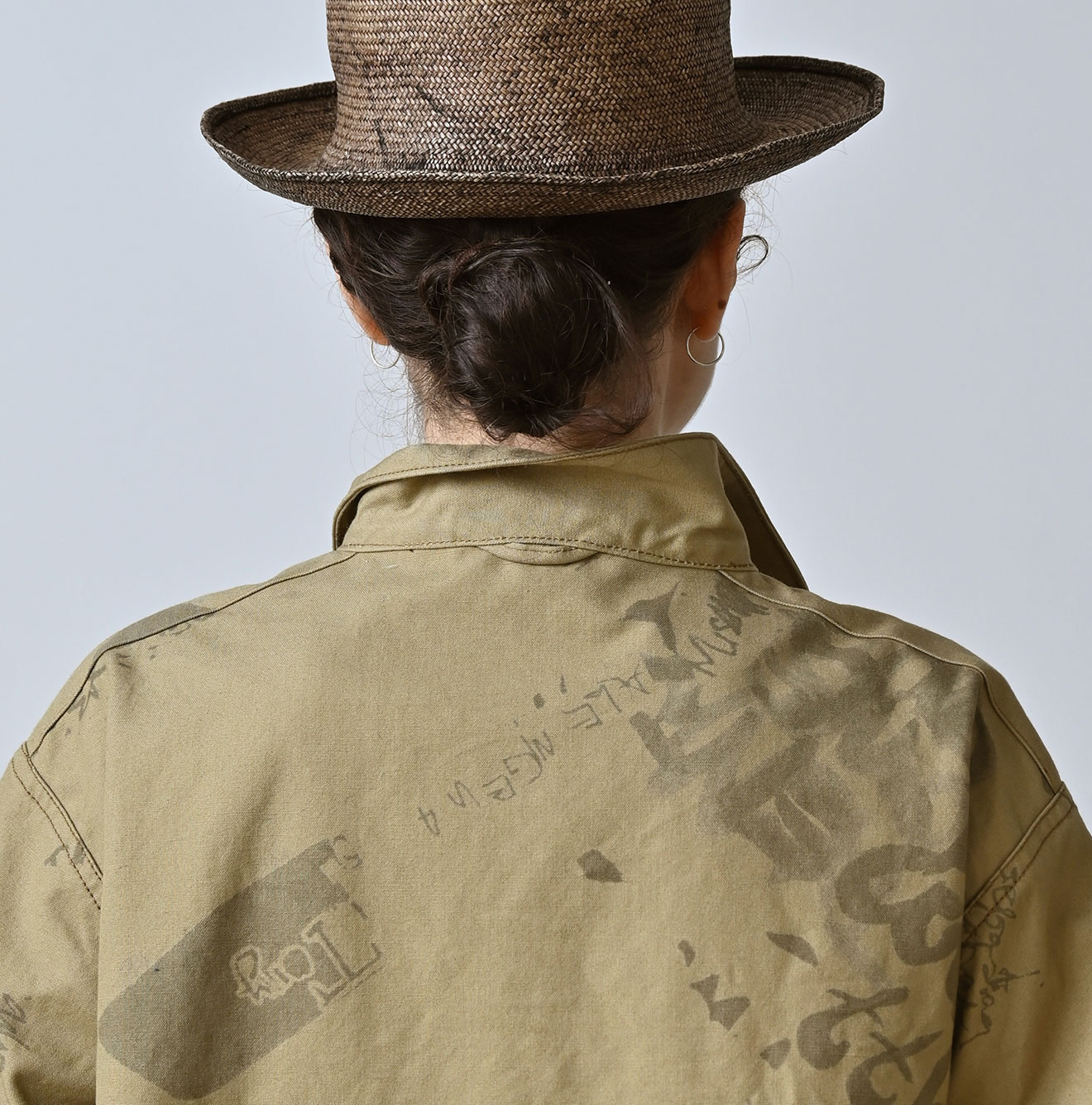 Duck Doodle Print 908 Duffer Shirt Detail