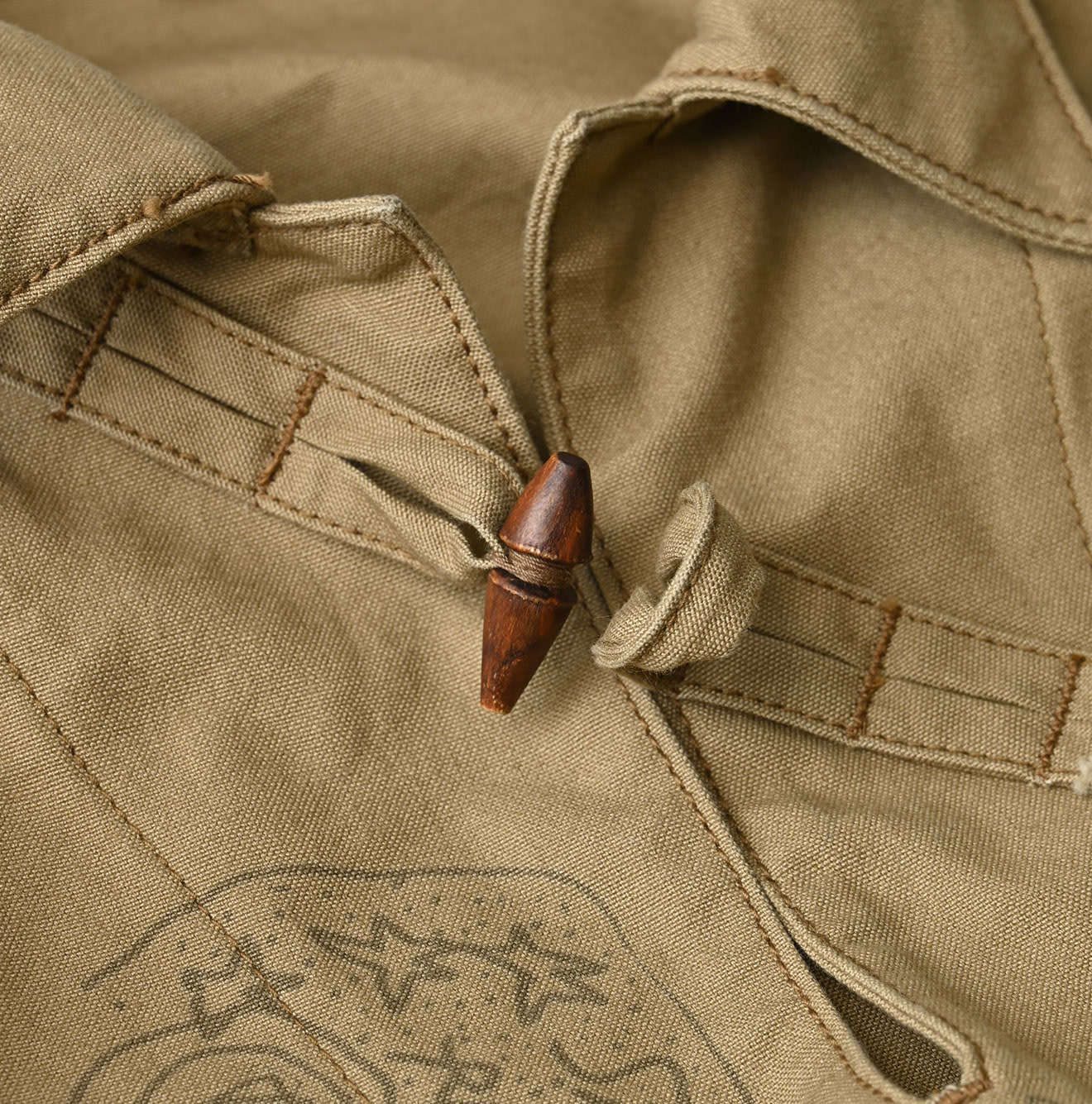 Duck Doodle Print 908 Duffer Shirt Detail