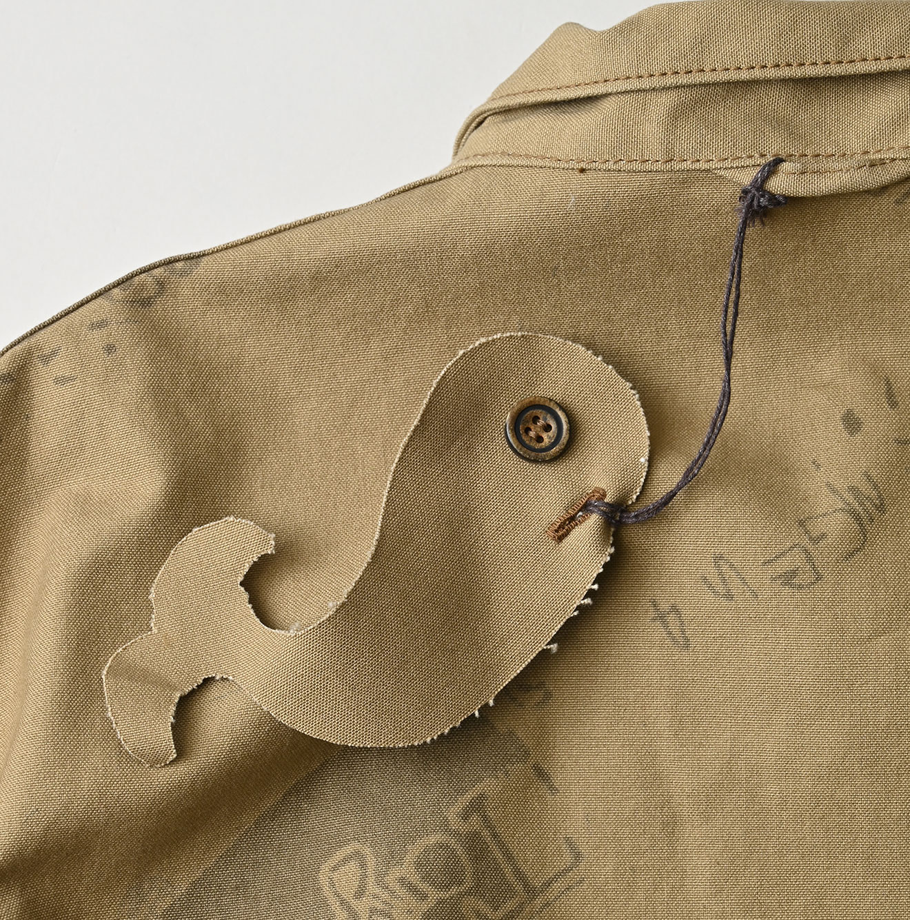 Duck Doodle Print 908 Duffer Shirt Detail