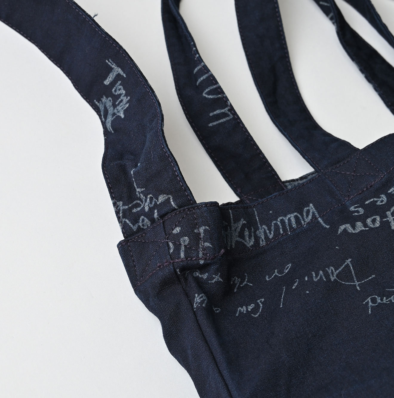 Indigo Duck Doodle Print 45 Tote Medium Detail