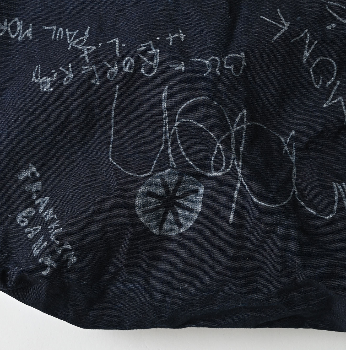 Indigo Duck Doodle Print 45 Tote Medium Detail