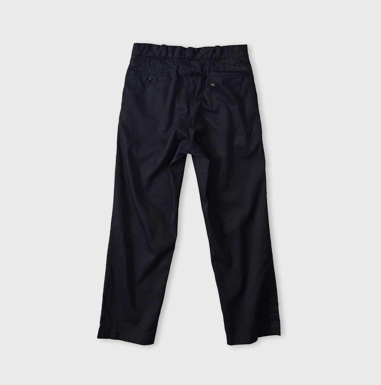 Indigo Double Thread Chino 908 Crosby Slacks Back