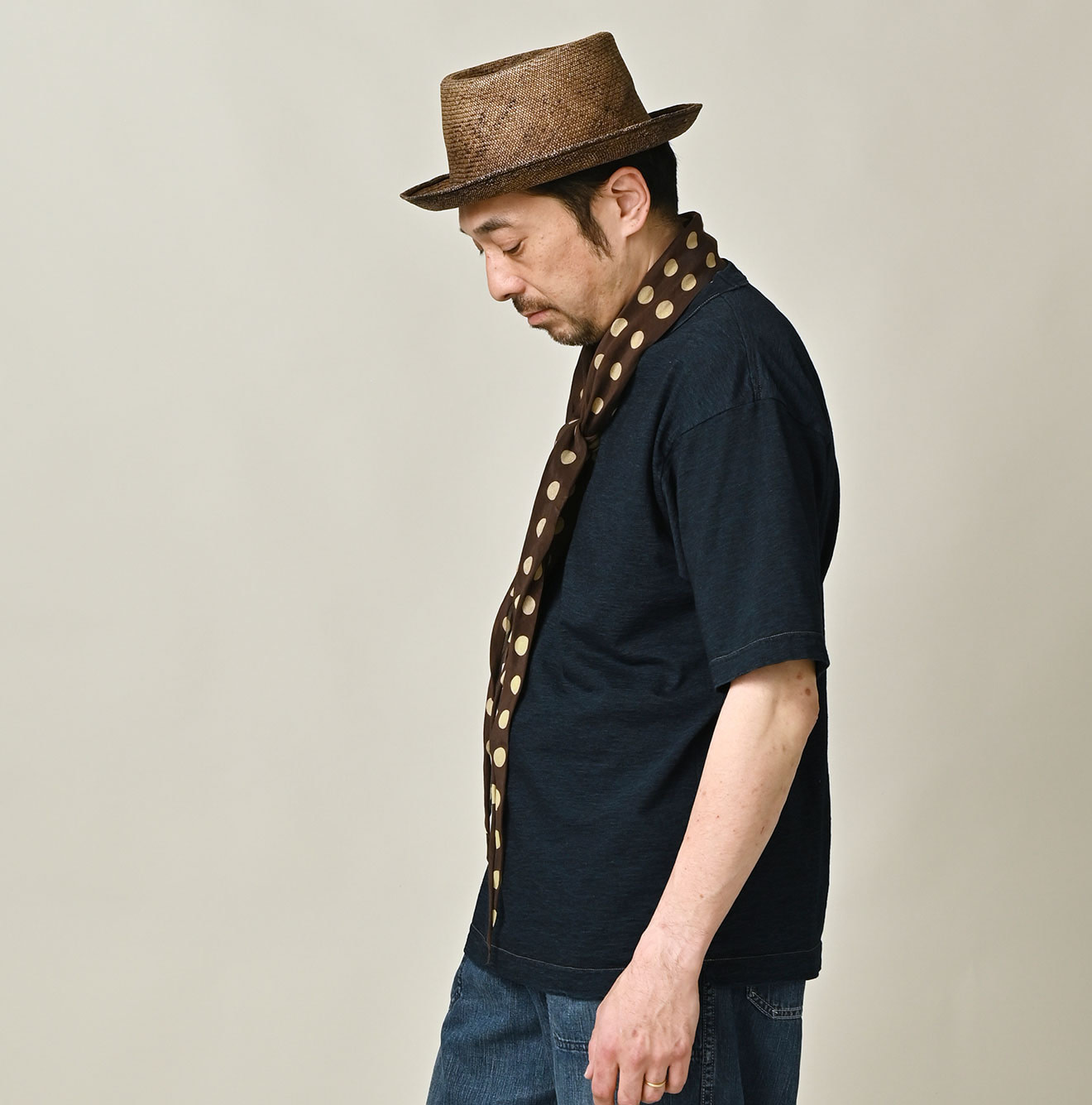 Indigo Tenjiku 908 45 Star T-shirt Male Model