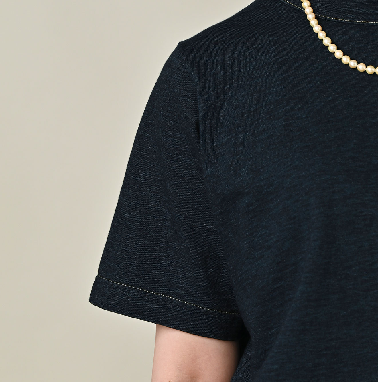 Indigo Tenjiku 908 45 Star T-shirt Detail