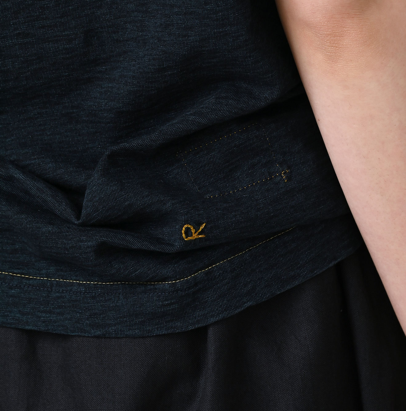 Indigo Tenjiku 908 45 Star T-shirt Detail