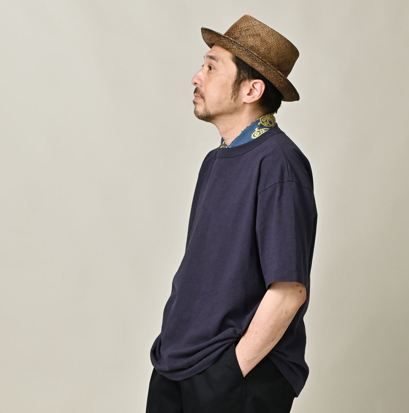 Tenjiku 908 Ocean T-shirt Male Model