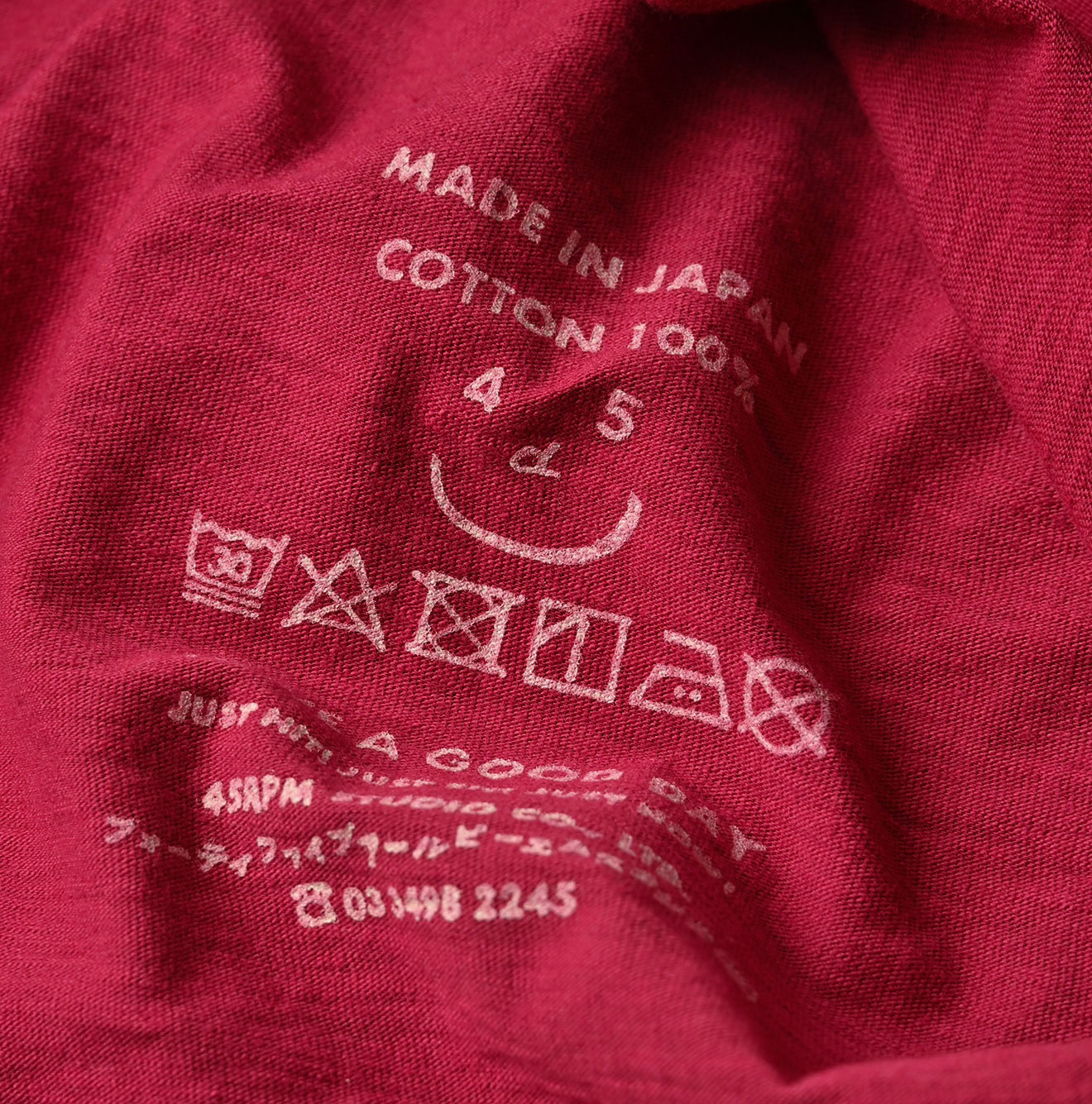 Tenjiku 908 Ocean T-shirt Detail