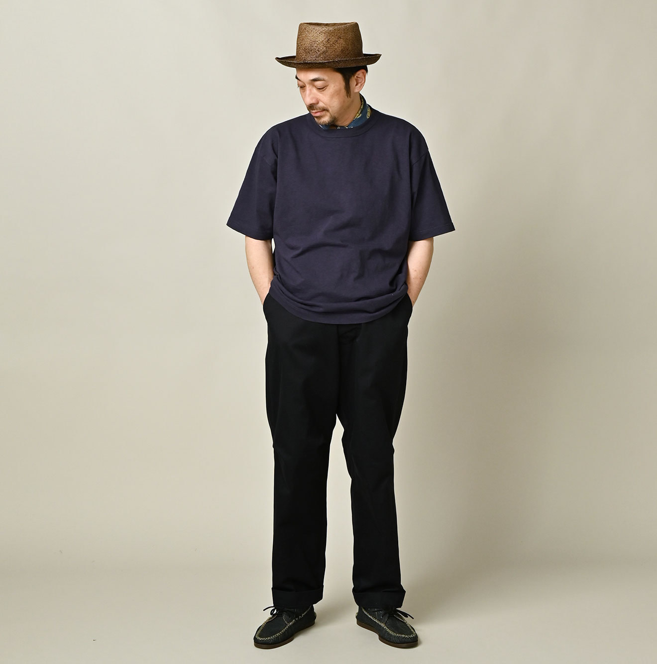 Tenjiku 908 Ocean T-shirt Male Model