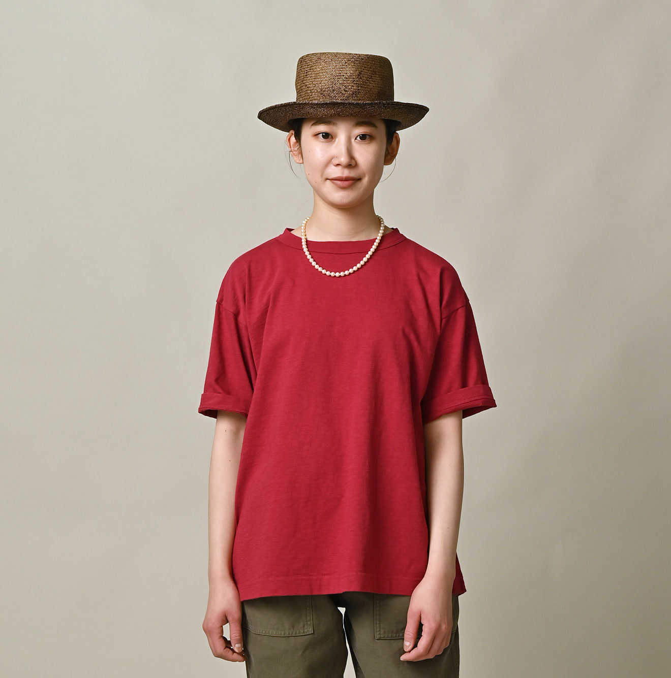Tenjiku 908 Ocean T-shirt Female Model